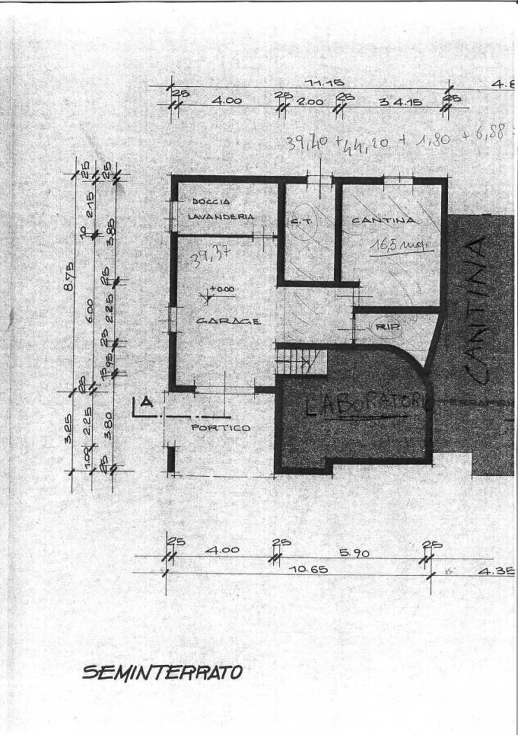 cv615 plani seminterrato