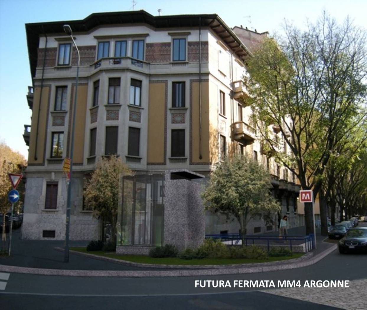 Futura fermata MM4 Argonne