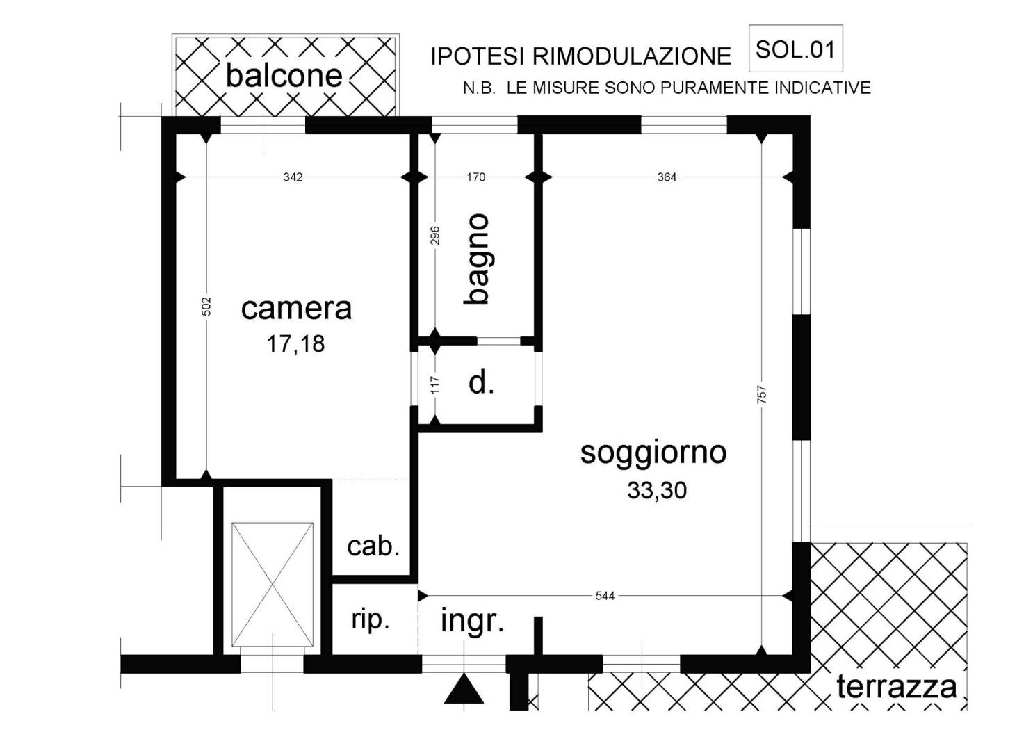 IPOTESI PROGETTO MINIMAL : RIMODULAZIONE SOGGIORNO