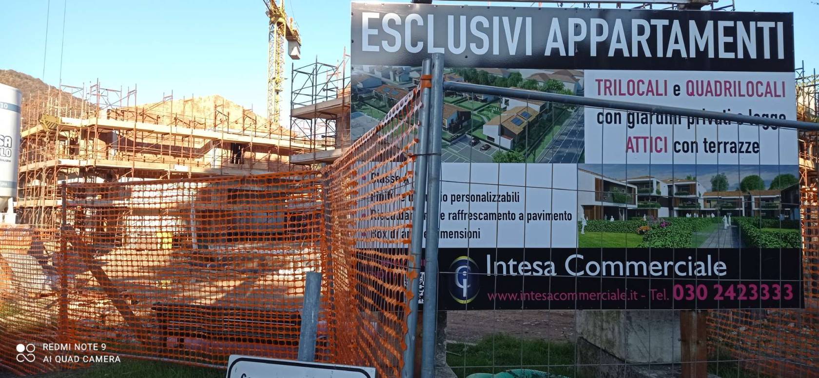 cartello in cantiere