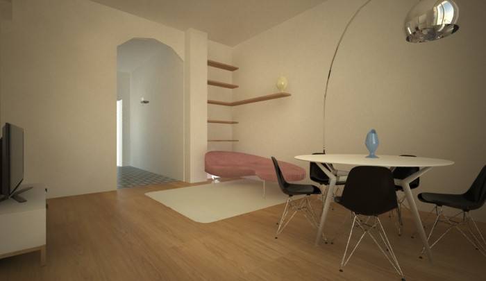 soggiorno rendering
