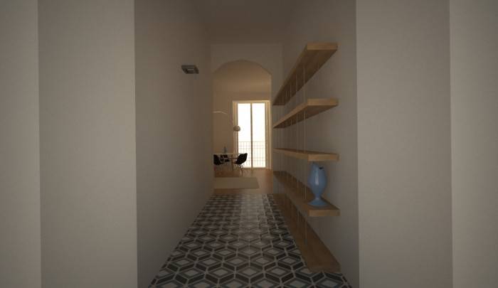 corridoio rendering