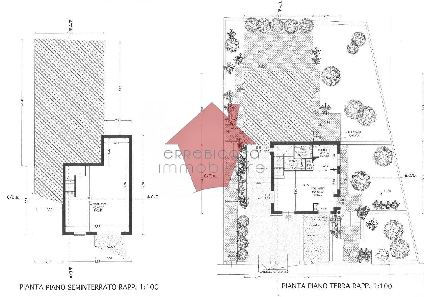 planimetrie di progetto