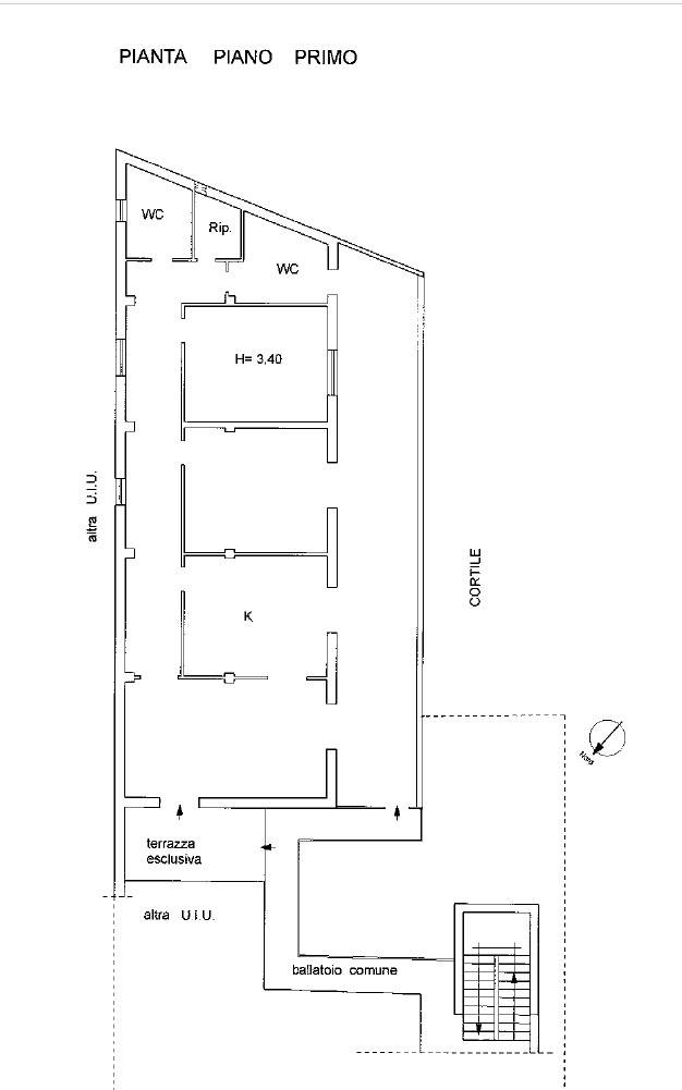 APPARTAMENTO TRILOCALE CON TERRAZZO