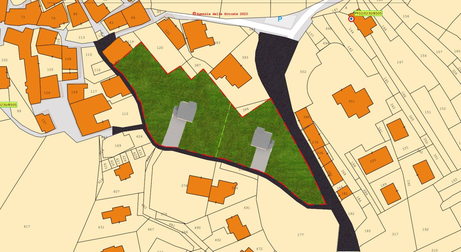 planimetria a 2 lotti