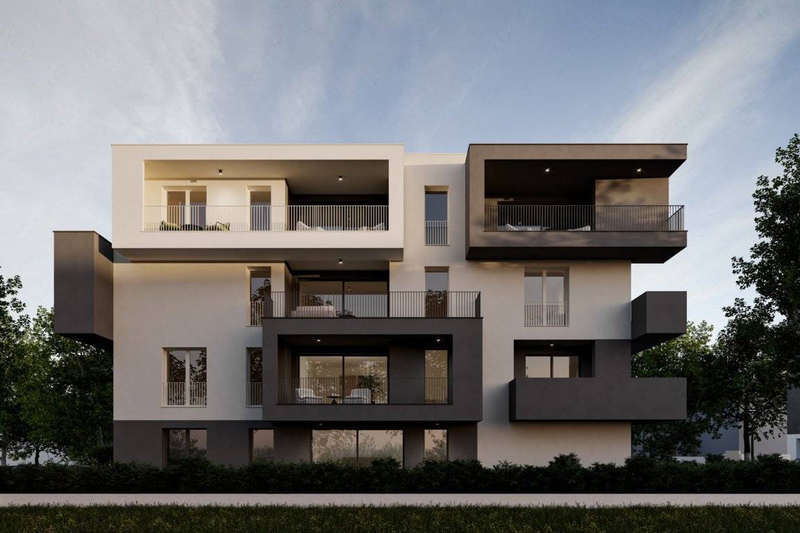 SPINEA CENTRO. L'Agenzia Immobiliare Spazio Casa di Spinea presenta “GREEN HOUSES FOUR”: un elegante e moderno fabbricato attualmente in fase di 