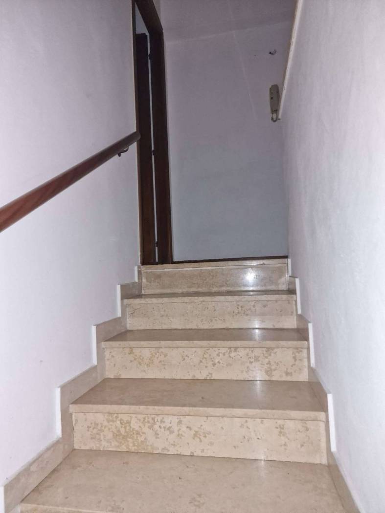 scale che portano al piano mansardato