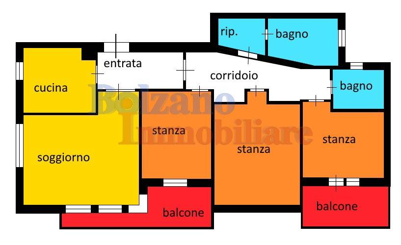 In Bozen entsteht eine Wohnung, die ein Leben voller Komfort und Ruhe verspricht. Sie befindet sich in einer internen Lage der Via Visitazione. Diese 