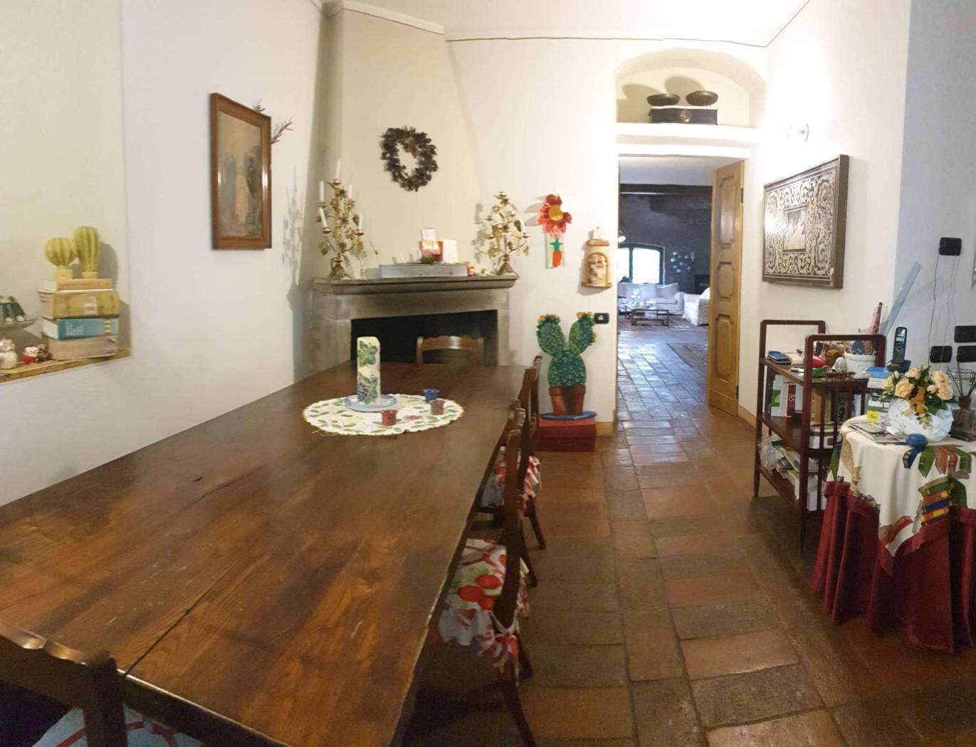 sala da pranzo in cucina