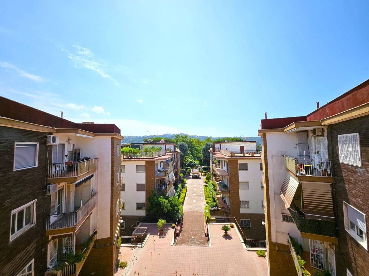 vista dal balcone