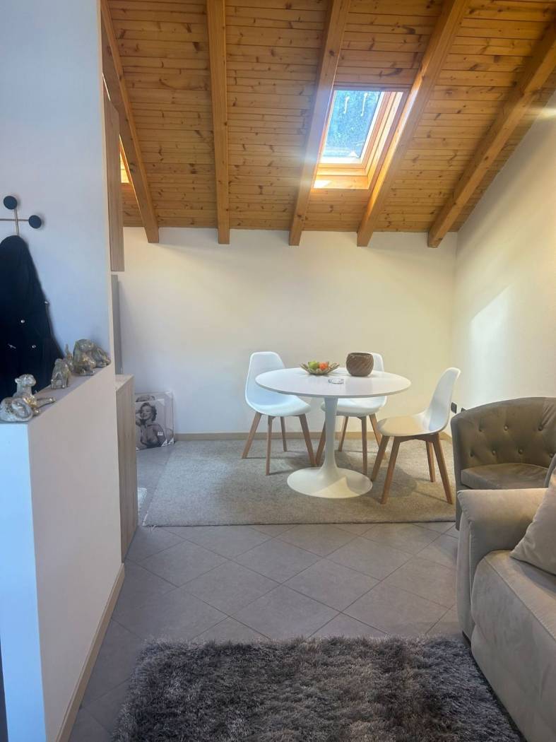 LEGNANO: Proponiamo splendido bilocale mansardato al secondo piano senza ascensore composto da ingresso sul soggiorno con cucina a vista, camera , 