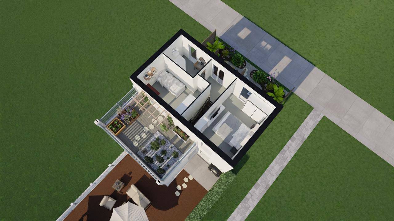 Rendering - P1 e Giardino