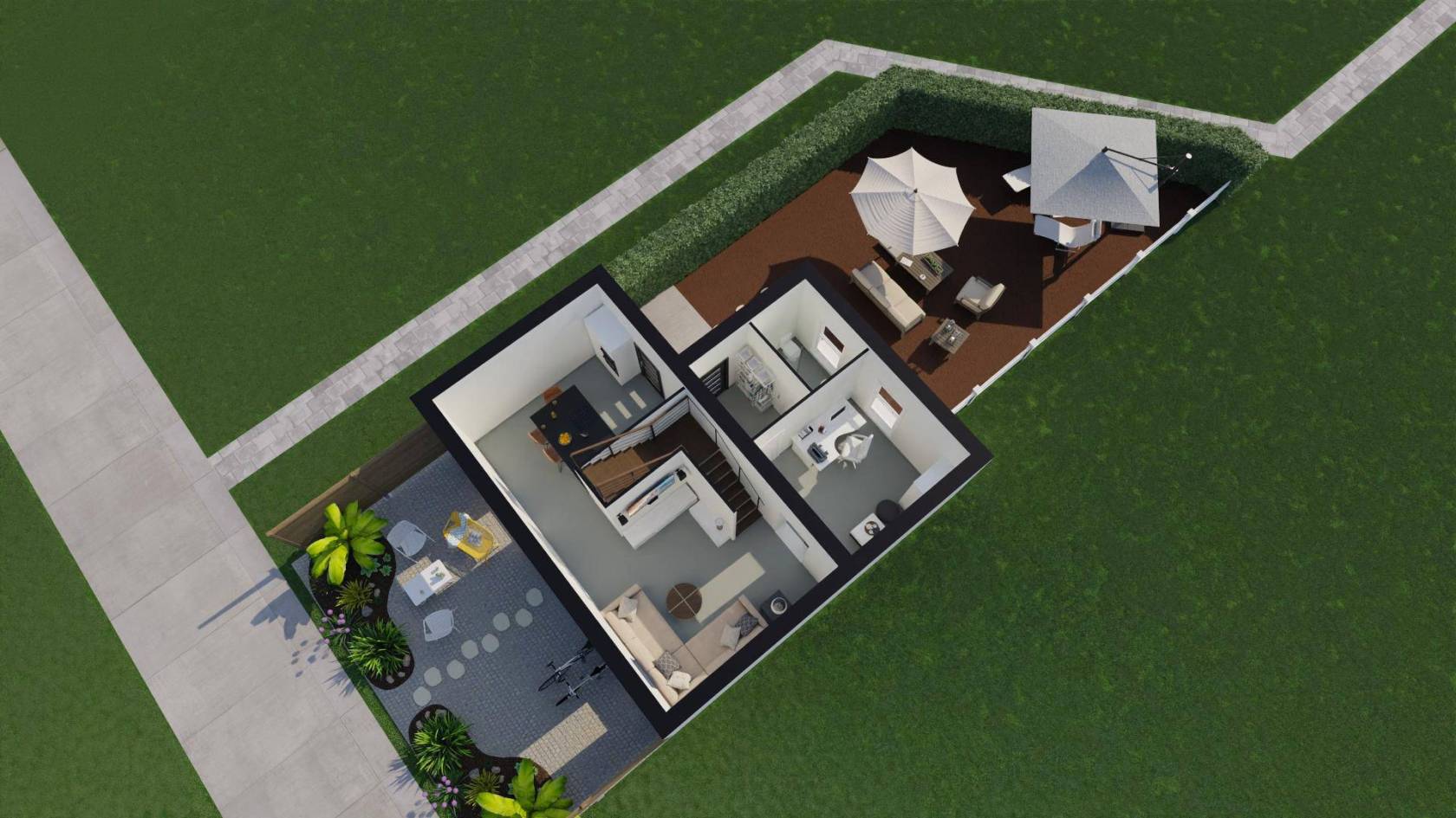 Rendering - PT e Giardino