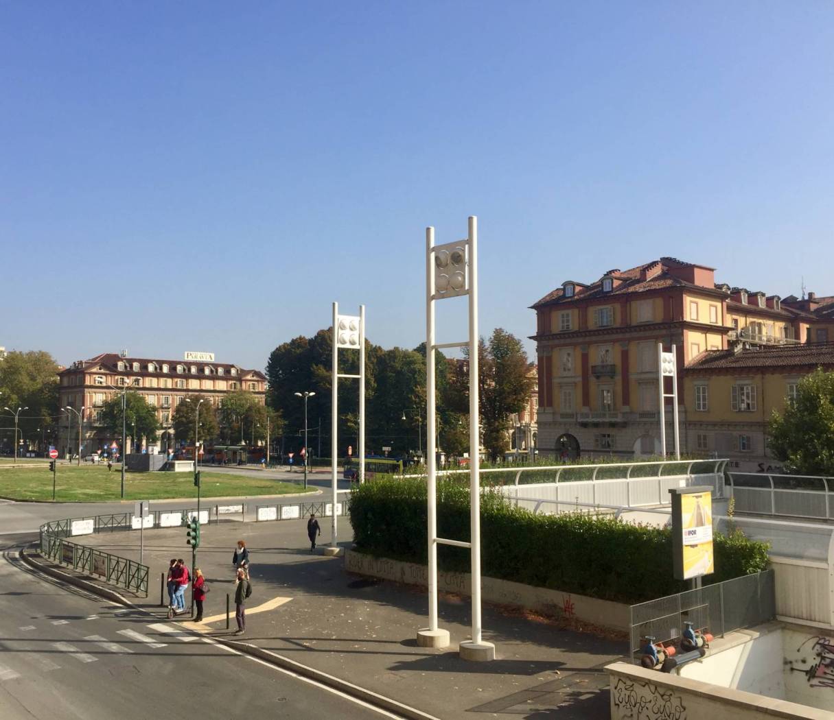 Vista piazza Statuto