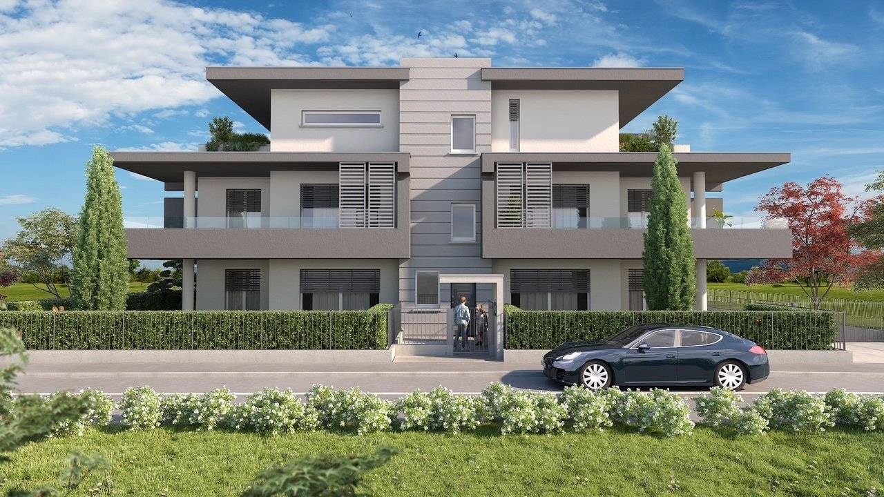 A Urgnano in palazzina di sole 5 unità immobiliari vendiamo ULTIMO FANTASTICO APPARTAMENTO al piano terra. Oltre 87 mq calpestabili interni con ampio 