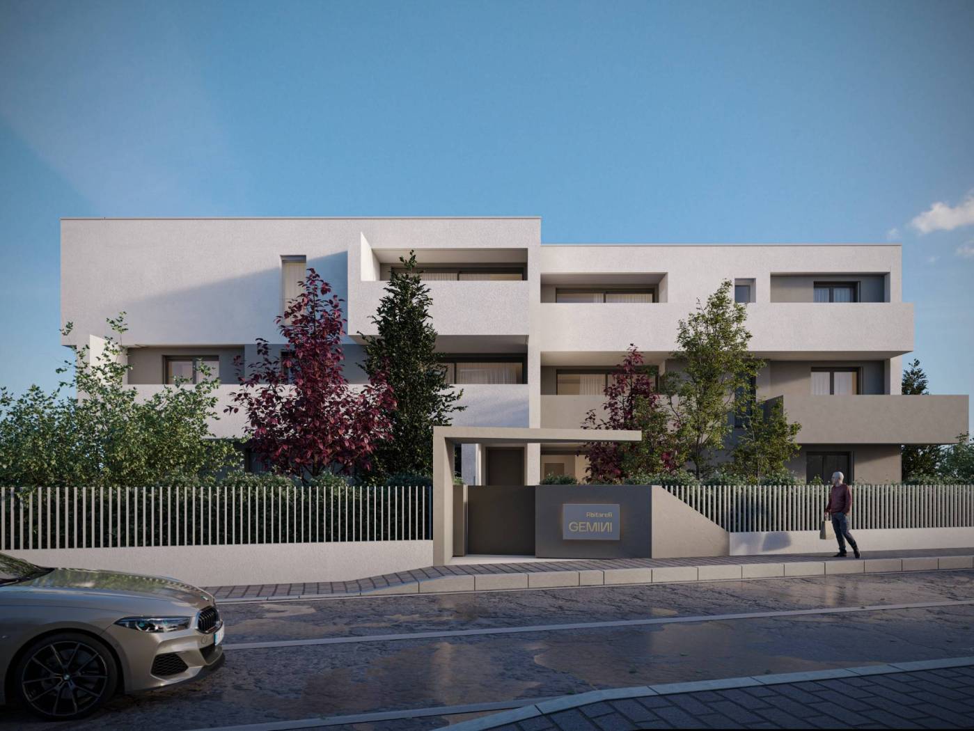 Il Residence “Gemini” rappresenta l'unione tra una progettazione architettonica attenta alla contemporaneità stilistica e al contempo alla qualità 