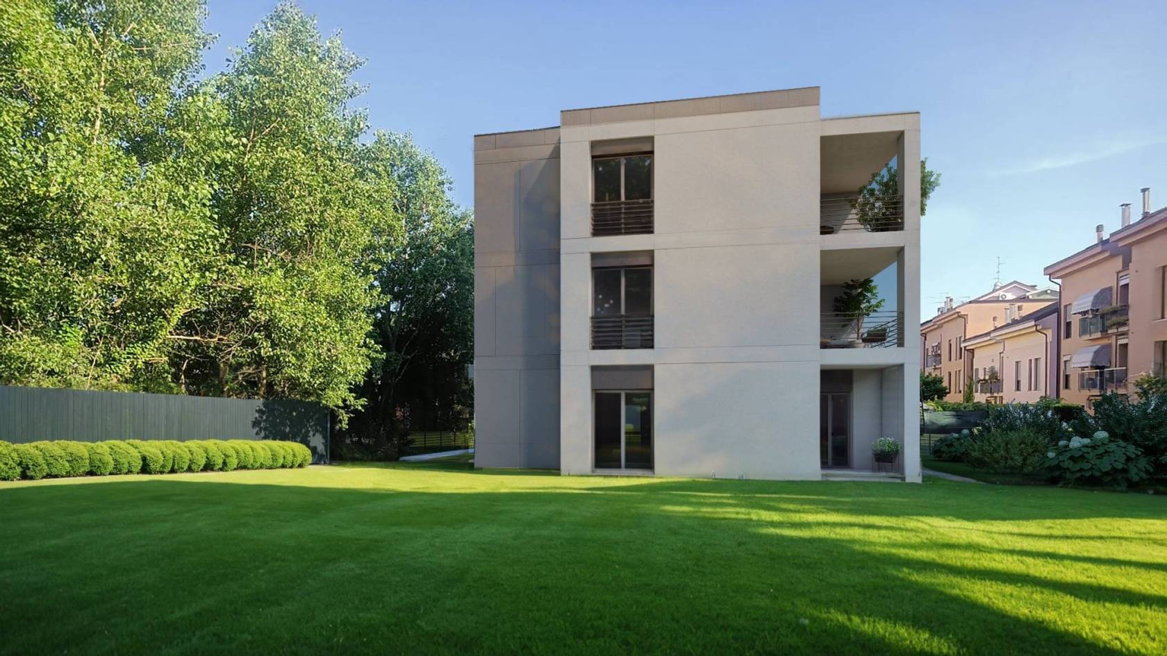 IMMOBILE IN FASE DI COSTRUZIONE CON PROGETTO PROSSIMO ALL'APPROVAZIONE Palazzina composta da tre unità immobiliari con interrato e relativi box doppi.