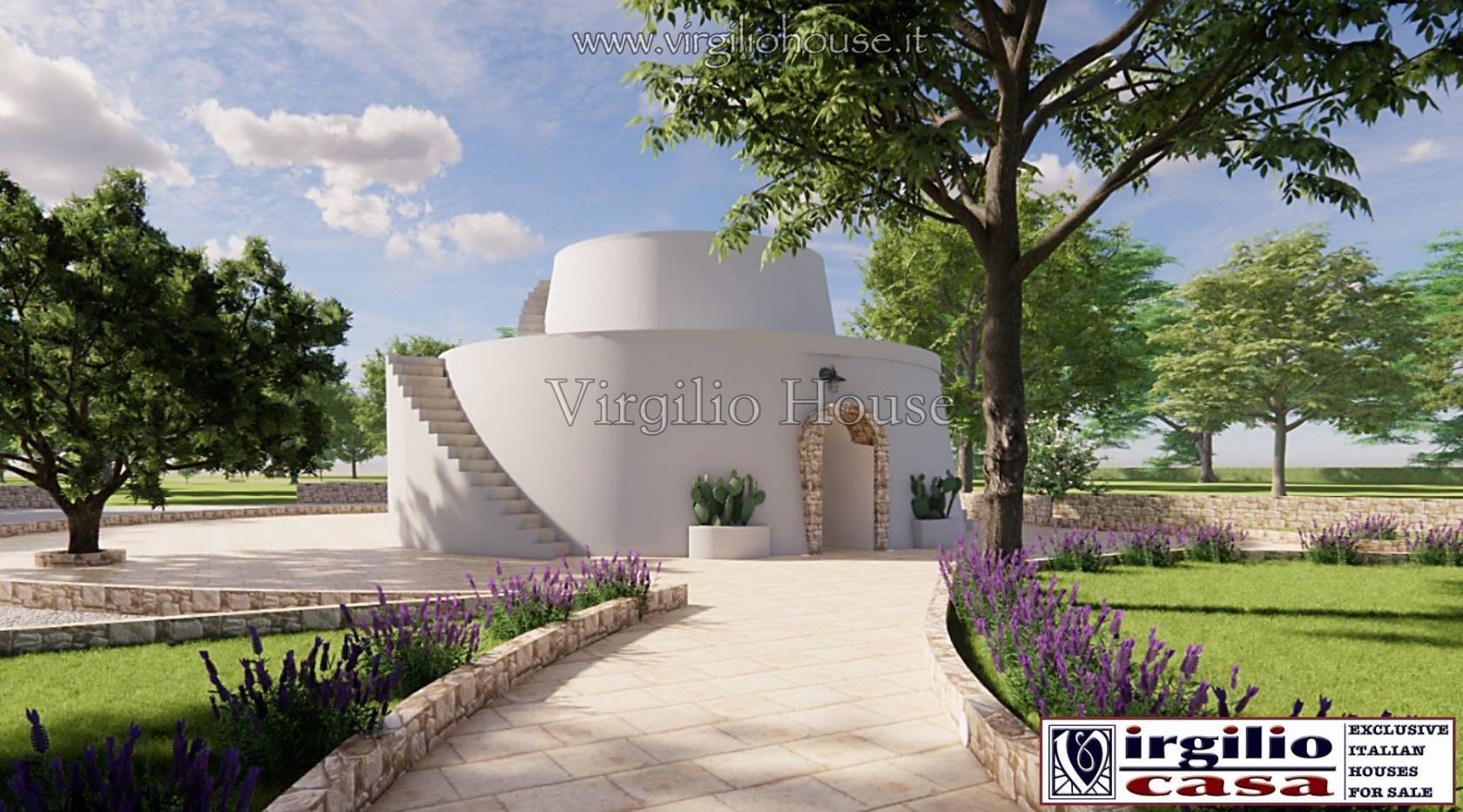 VIRGILIO HOUSE OSTUNI PRESENTA: TERRENO CON TRULLO SARACENO E PROGETTO APPROVATO PER VILLA E PISCINA ? A Ostuni, nella suggestiva Contrada 