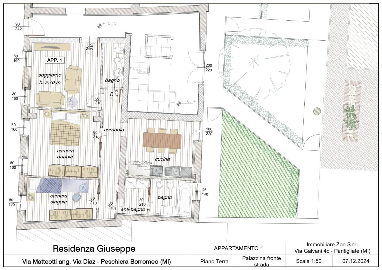 NUOVA COSTRUZIONE IN CLASSE A PESCHIERA BORROMEO IMMOBILIARE BERTELLI propone nuova realizzazione in CLASSE ENERGETICA A Residenza Giuseppe Piccola 