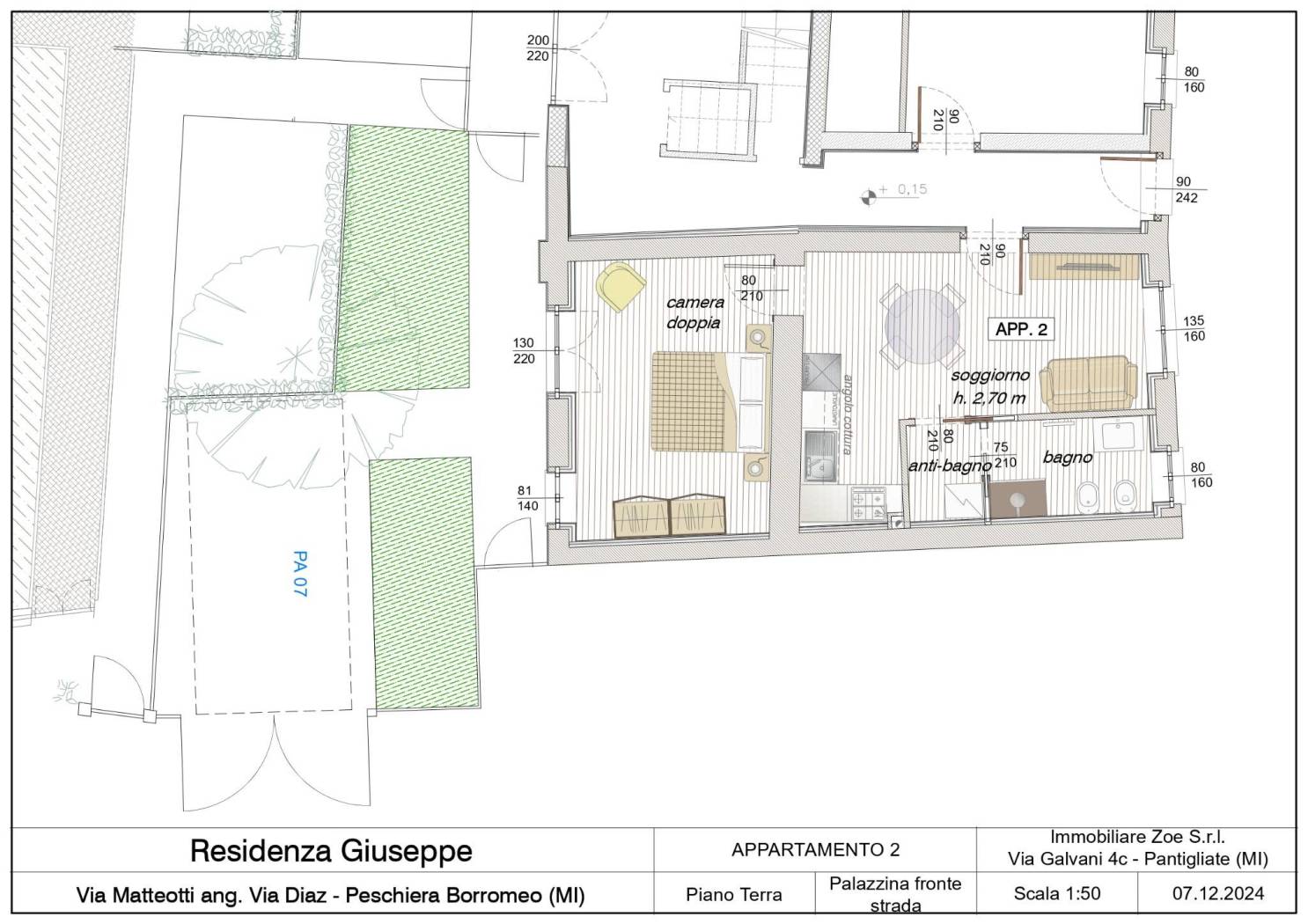 NUOVA COSTRUZIONE IN CLASSE A PESCHIERA BORROMEO IMMOBILIARE BERTELLI propone nuova realizzazione in CLASSE ENERGETICA A Residenza Giuseppe Piccola 