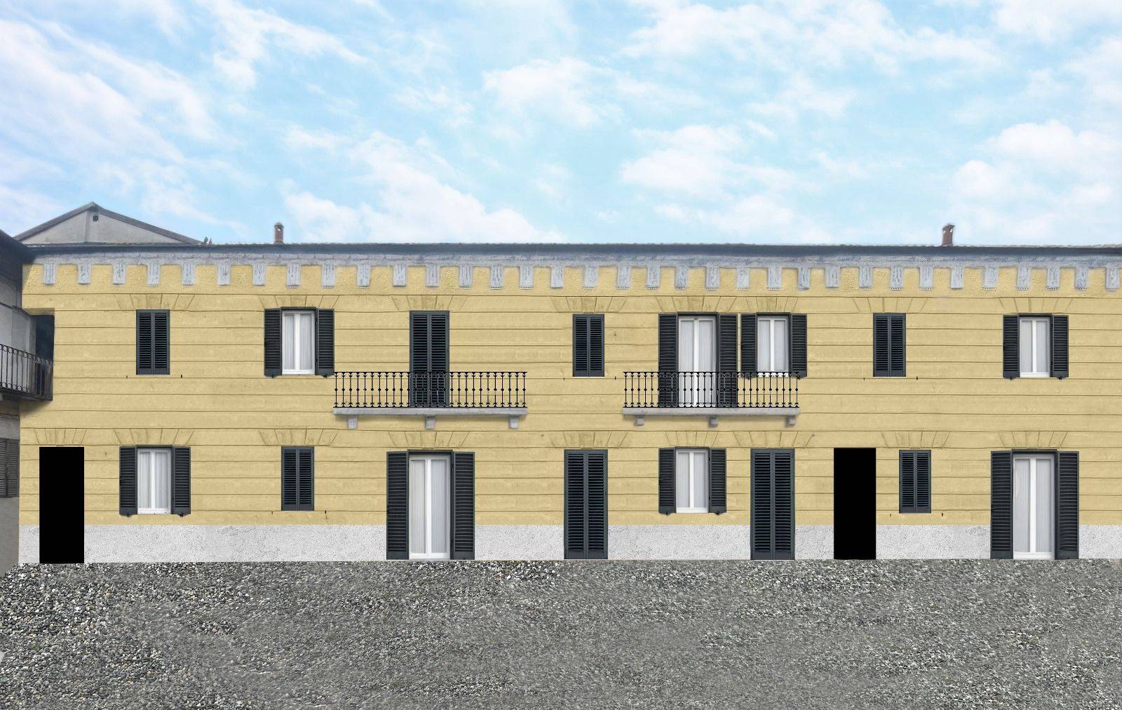 ARLUNO: IN CENTRO PAESE DAVANTI ALLA CHIESA DI ARLUNO, VENDESI BILOCALE AL PIANO TERRA CON INGRESSO INDIPENDENTE DI NUOVA COSTRUZIONE ANCORA IN FASE 