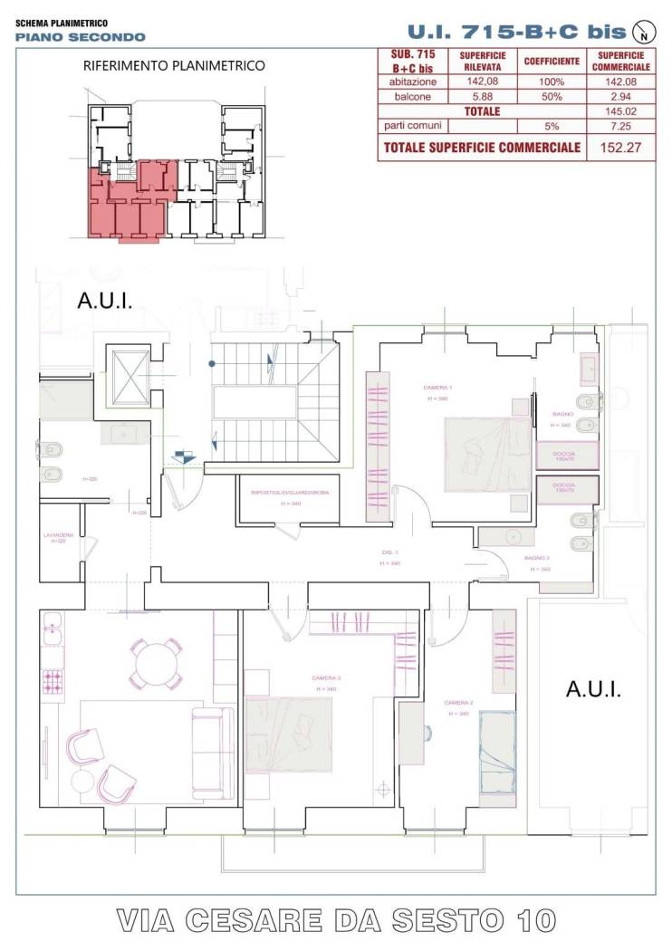 IN PALAZZINA ANNI 60 - IMMOBILIARE BERTELLI PROPONE : ABITAZIONE AL PIANO SECONDO COMPLETAMENTE RISTRUTTURATA LIBERA DA SUBITO COMPOSTA DA : INGRESSO 