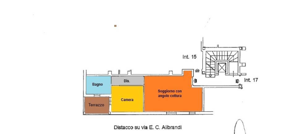 ROMA – Località Portuense – In un esclusivo stabile signorile immerso nel verde, proponiamo un elegante bilocale di 65 mq sito al terzo piano con 