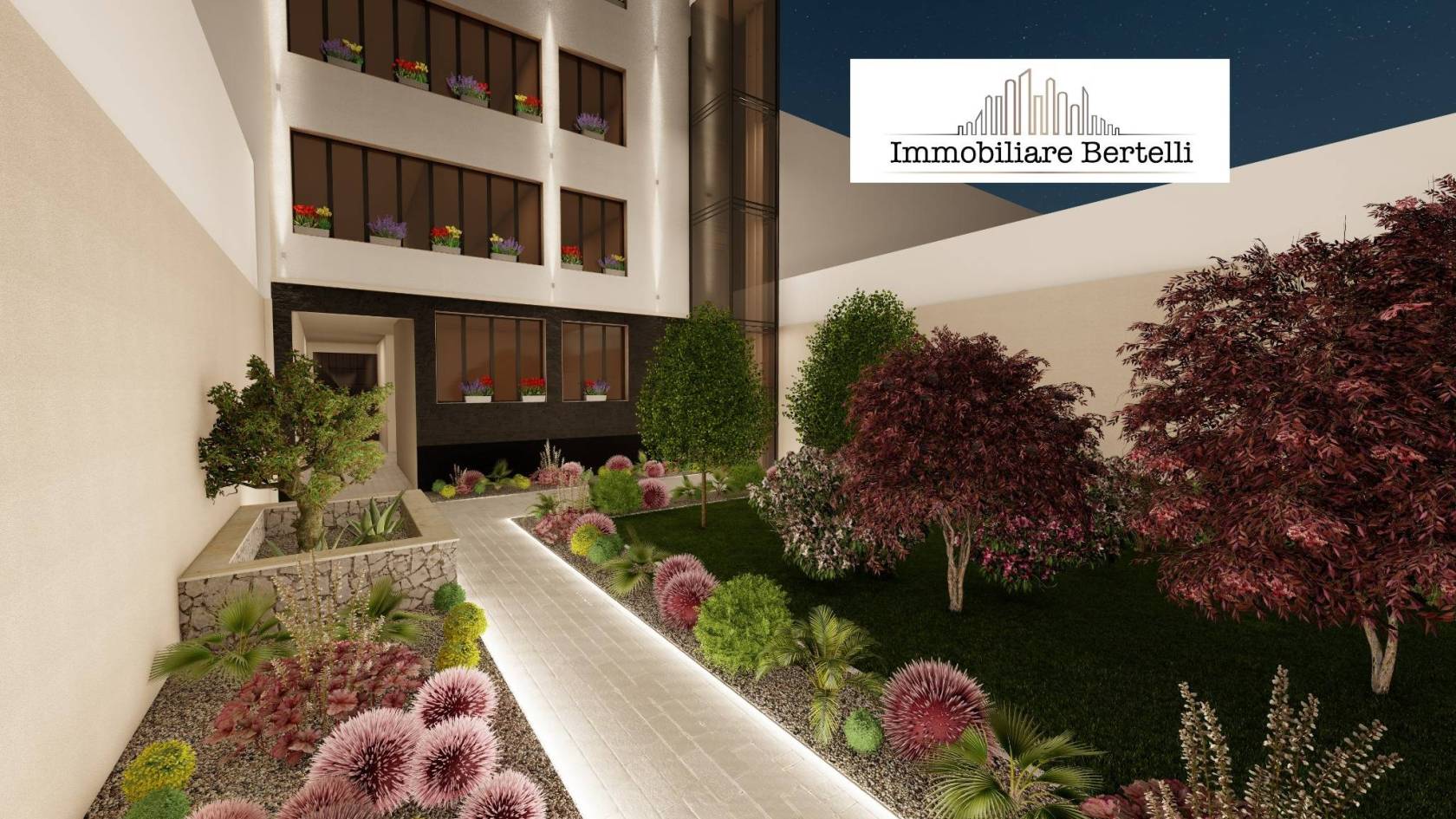 IMMOBILIARE BERTELLI propone In Stabile che subira' una Ristrutturazione totale delle sue parti comuni , appartamento di Due Locali al piano rialzato 