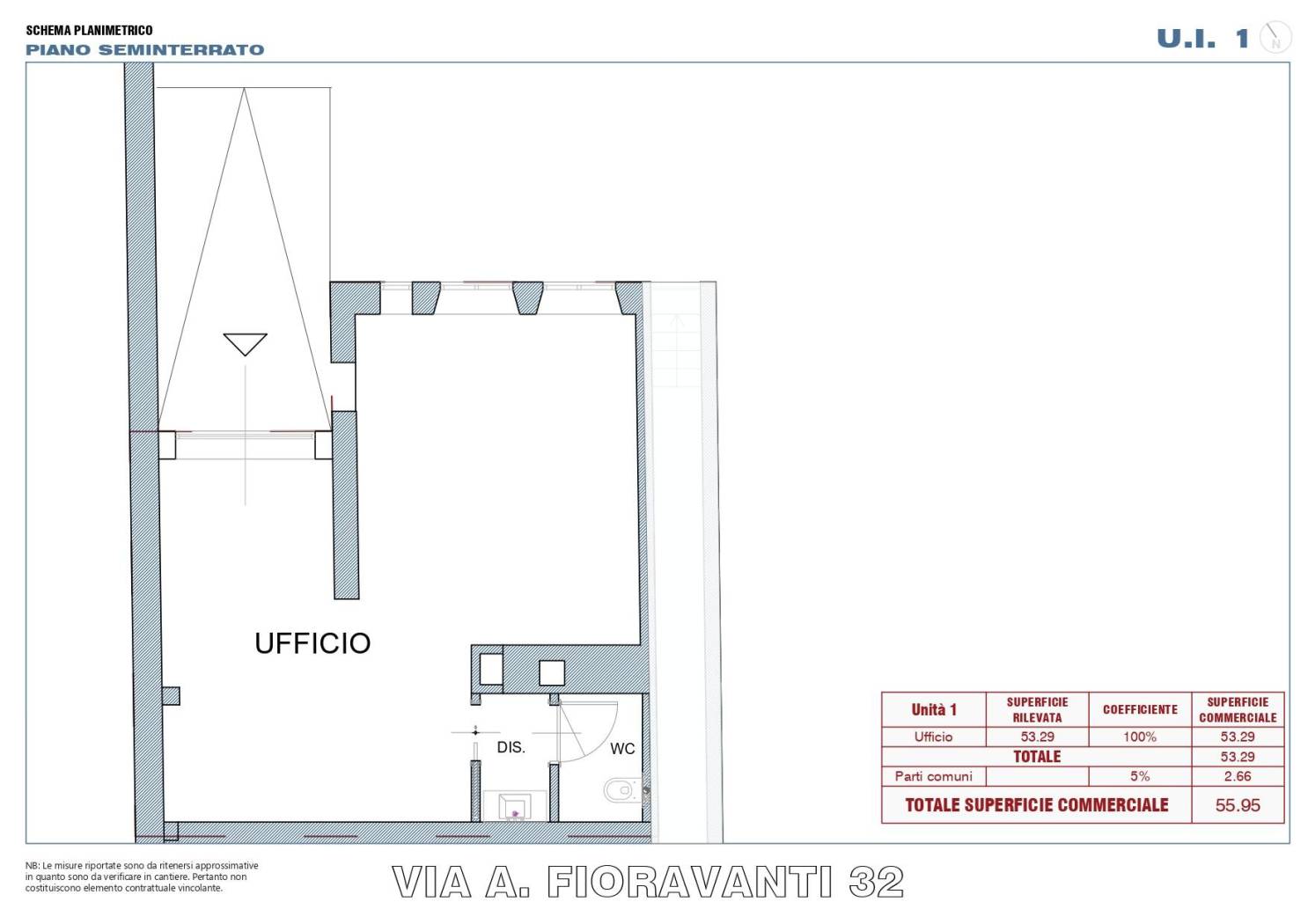 IMMOBILIARE BERTELLI propone in fase di ristrutturazione completa sia dell'Unita' Immobiliare sia delle parti comuni, Laboratorio - seminterrato di 