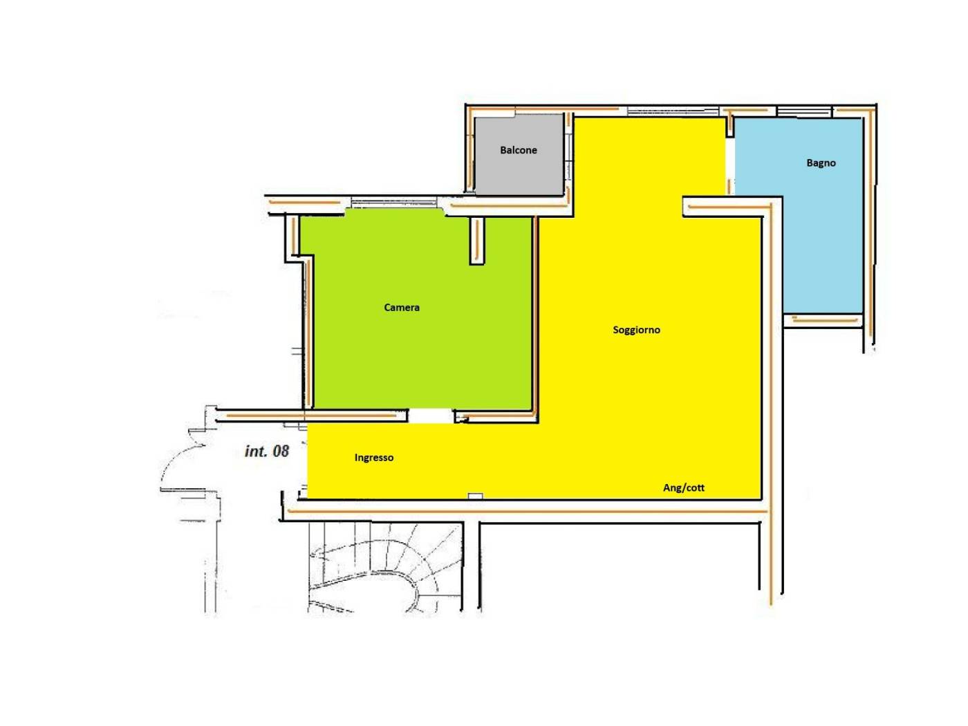 Guidonia Montecelio – Località Villanova - In un contesto tranquillo e ben servito proponiamo in vendita un accogliente appartamento di 45 mq situato 