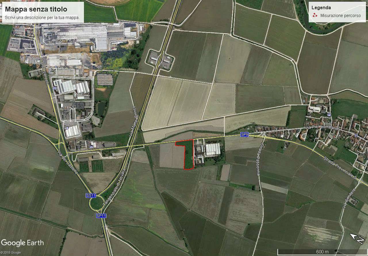 terreno novara a mq. 13000