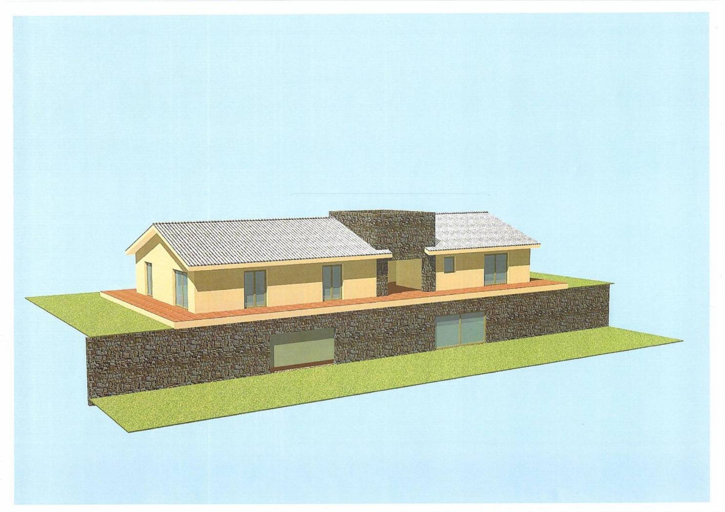 rendering villa