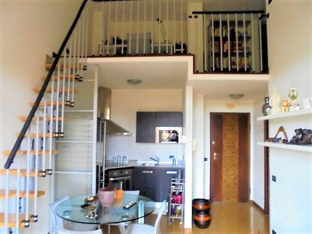 soggiorno con soppalco