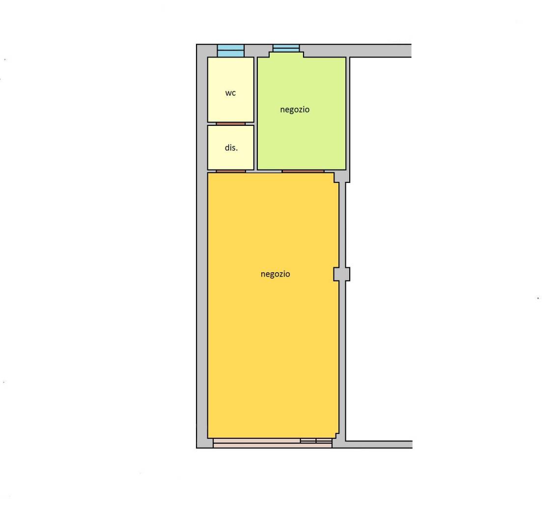 Planimetria negozio